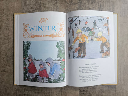 Vier jaargetijden vintage kinderboek   Rie Cramer