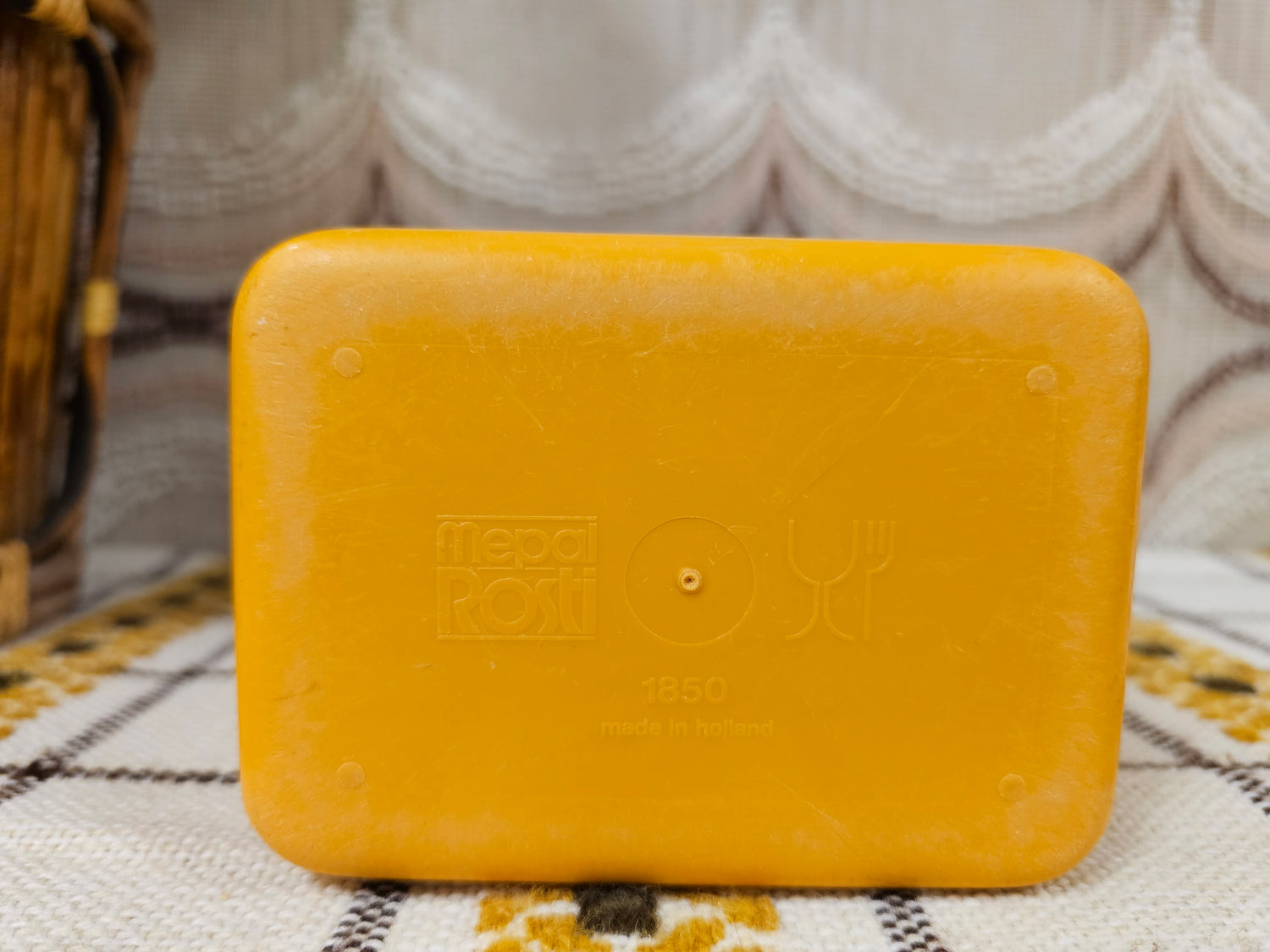 Mepal Rosti Douwe Egberts voorraadpot oranje