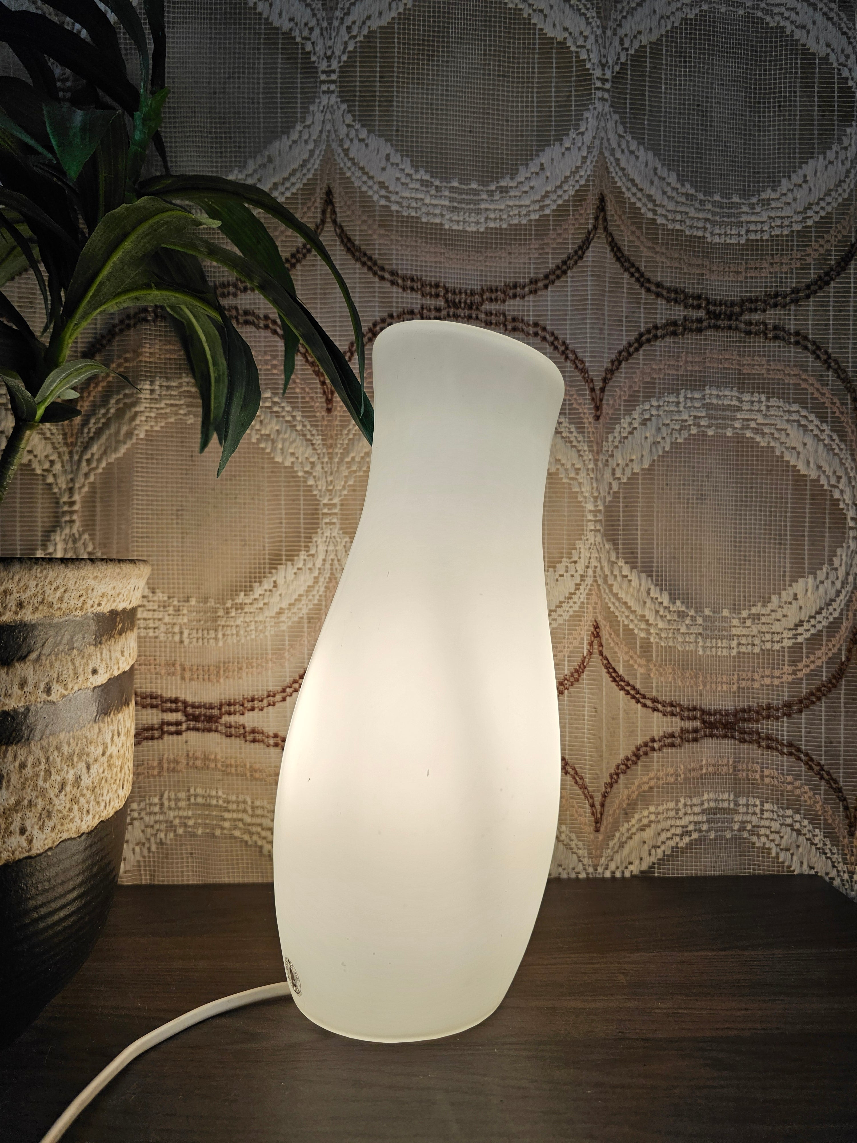 Ikea witte glazen lamp Mylonit