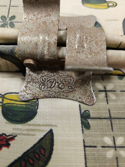 Vintage theebeurs met knip Douwe Egberts keukenprint