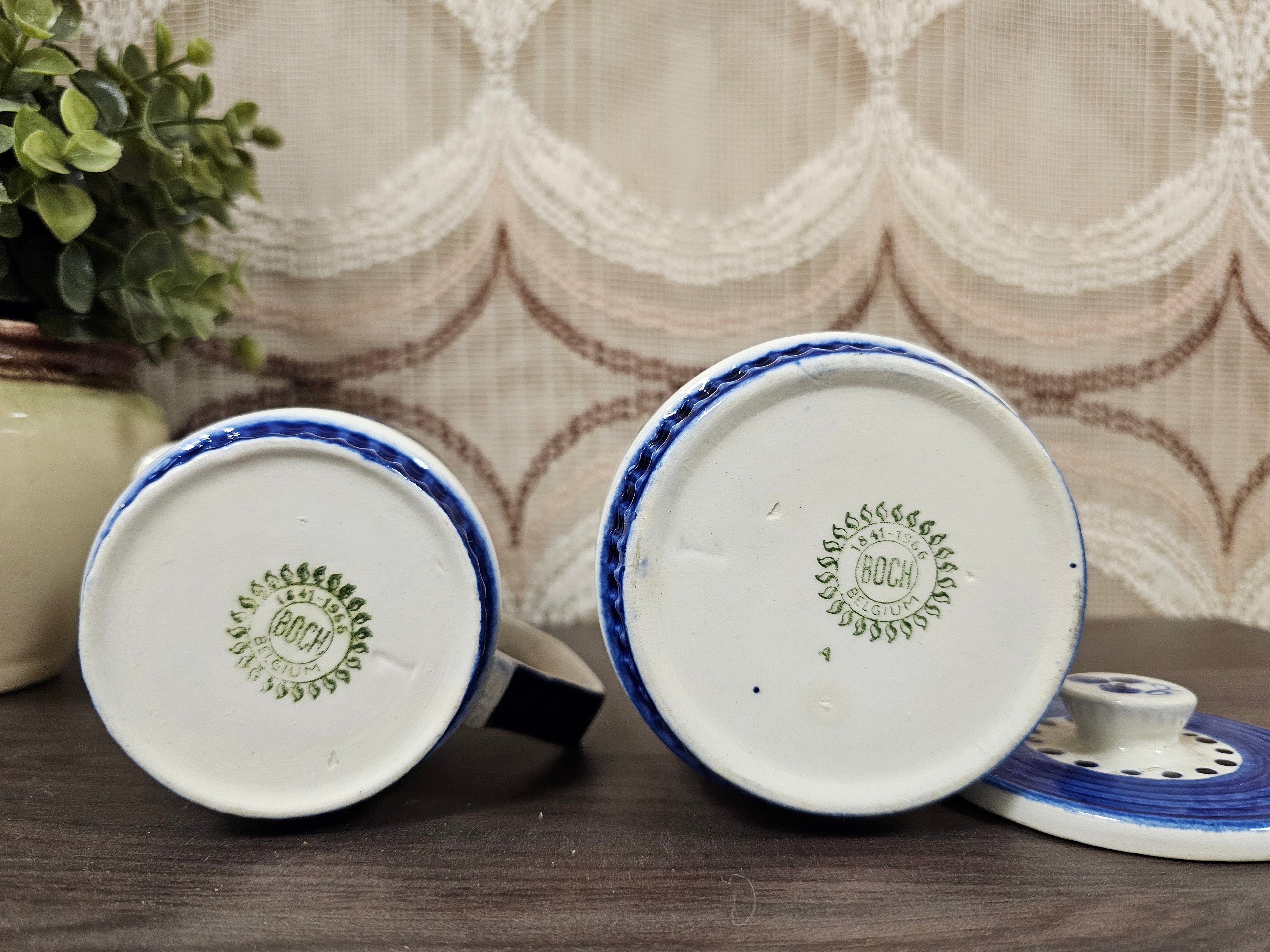 Villeroy &amp; Boch Delta roomstel blauw bloemmotief
