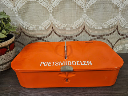 Brabantia oranje poetsmiddelen box