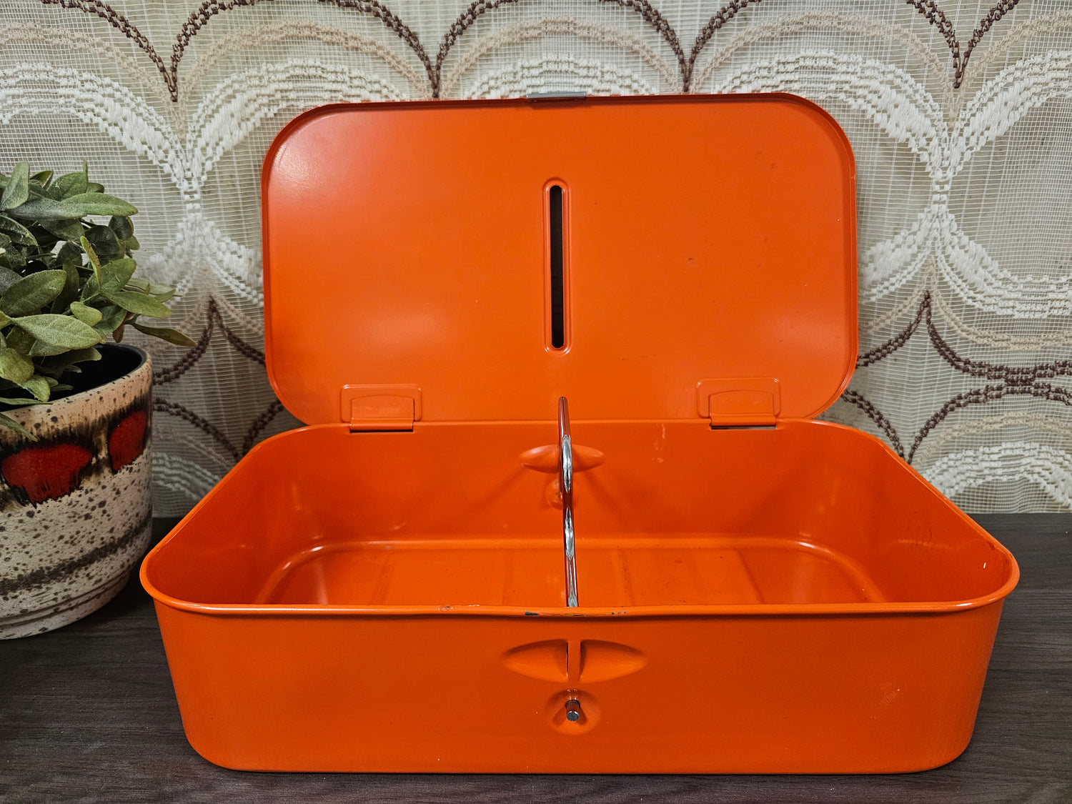 Brabantia oranje poetsmiddelen box