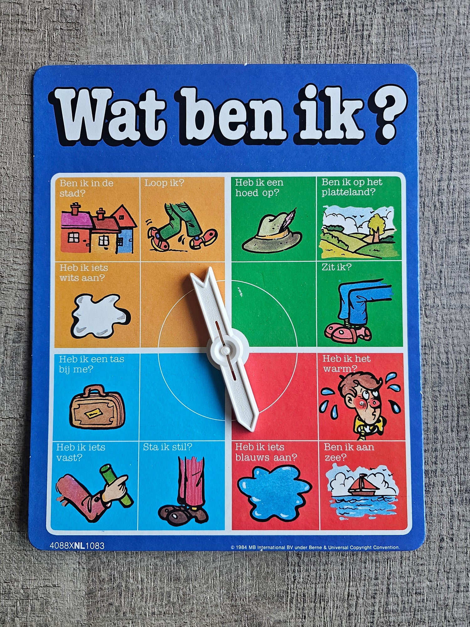 MB Spel wat ben ik? gezelschapsspel jaren 80