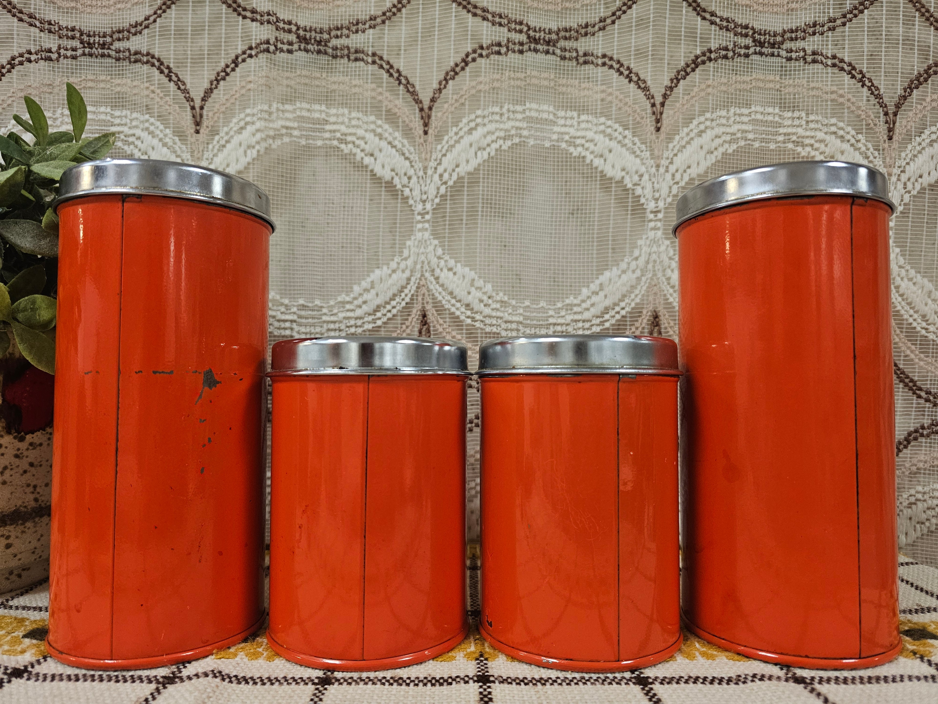 Brabantia oranje voorraadbussen