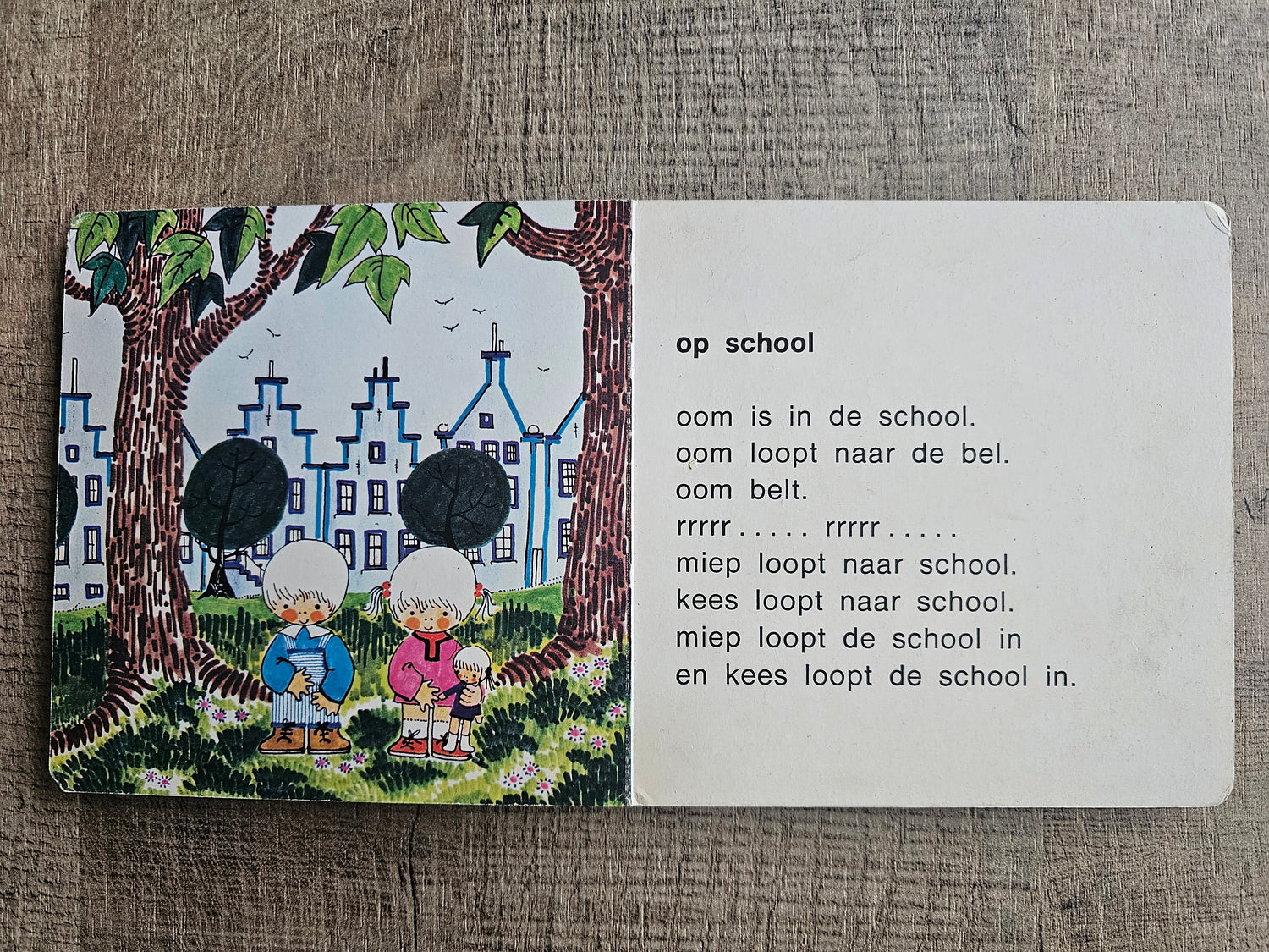 Botjes boekje “op school” – vintage kinderboekje deel 1
