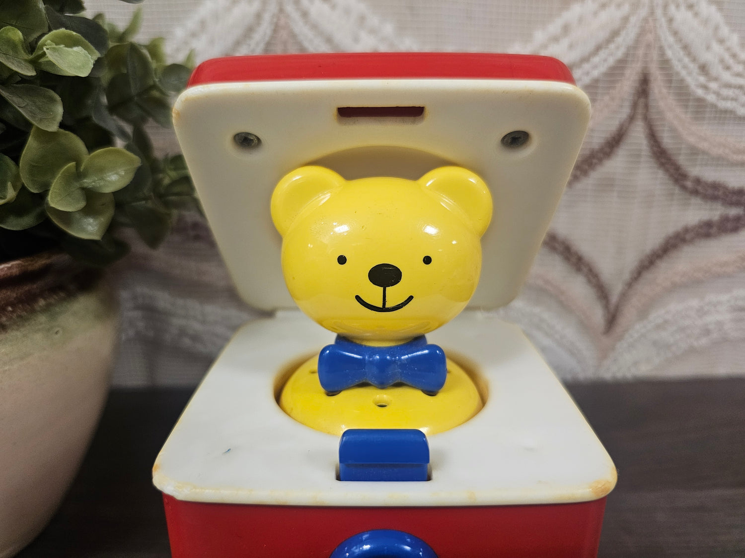 Ambi Toys Ted in a Box vintage pop-up beer