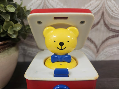 Ambi Toys Ted in a Box vintage pop-up beer