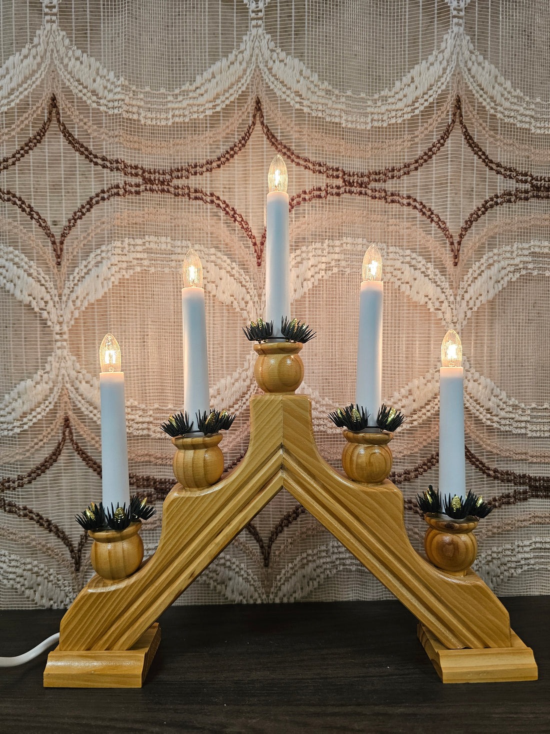 Konstsmide zweeds design kaarsenbrug kerstverlichting