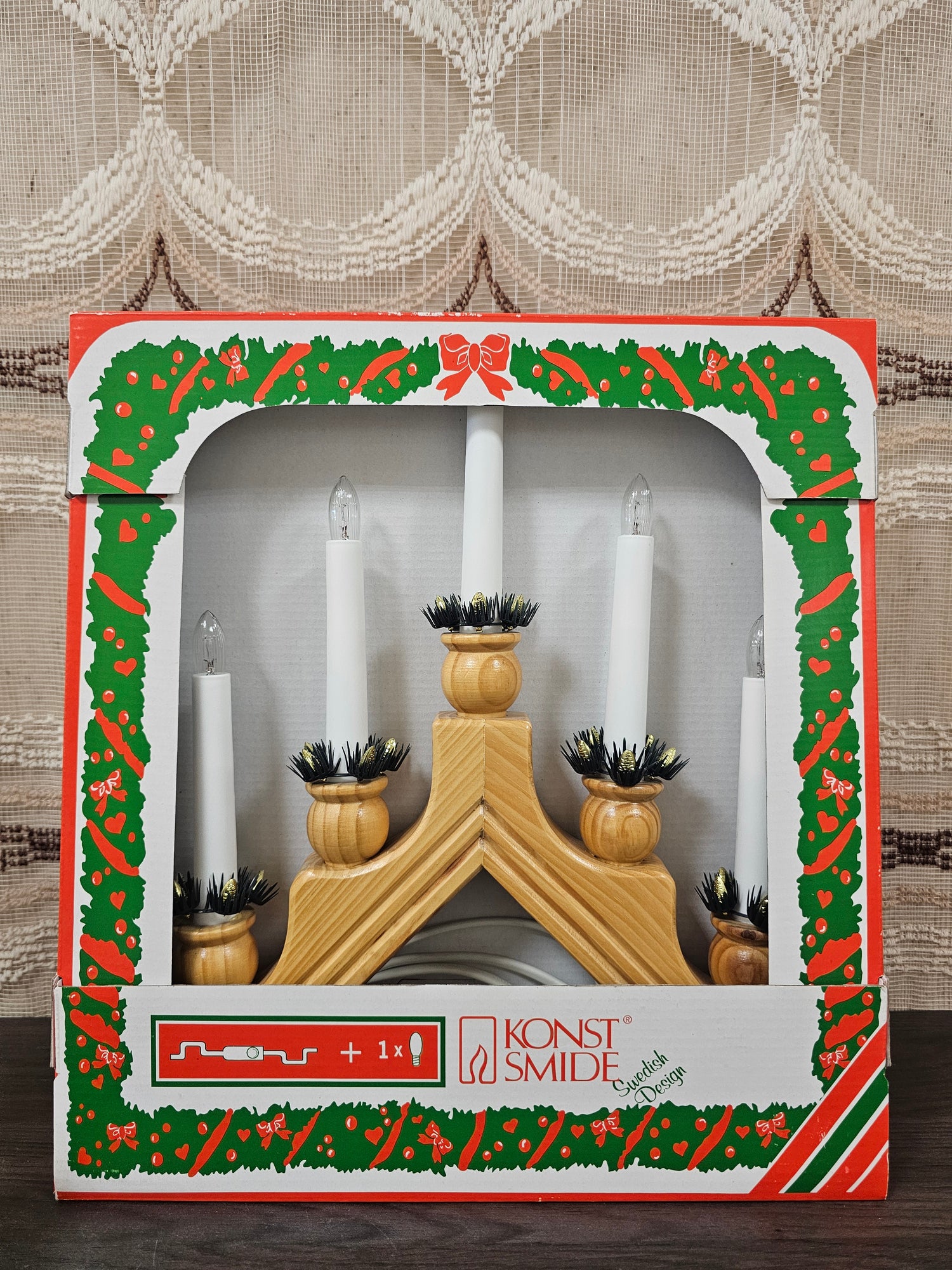 Konstsmide zweeds design kaarsenbrug kerstverlichting