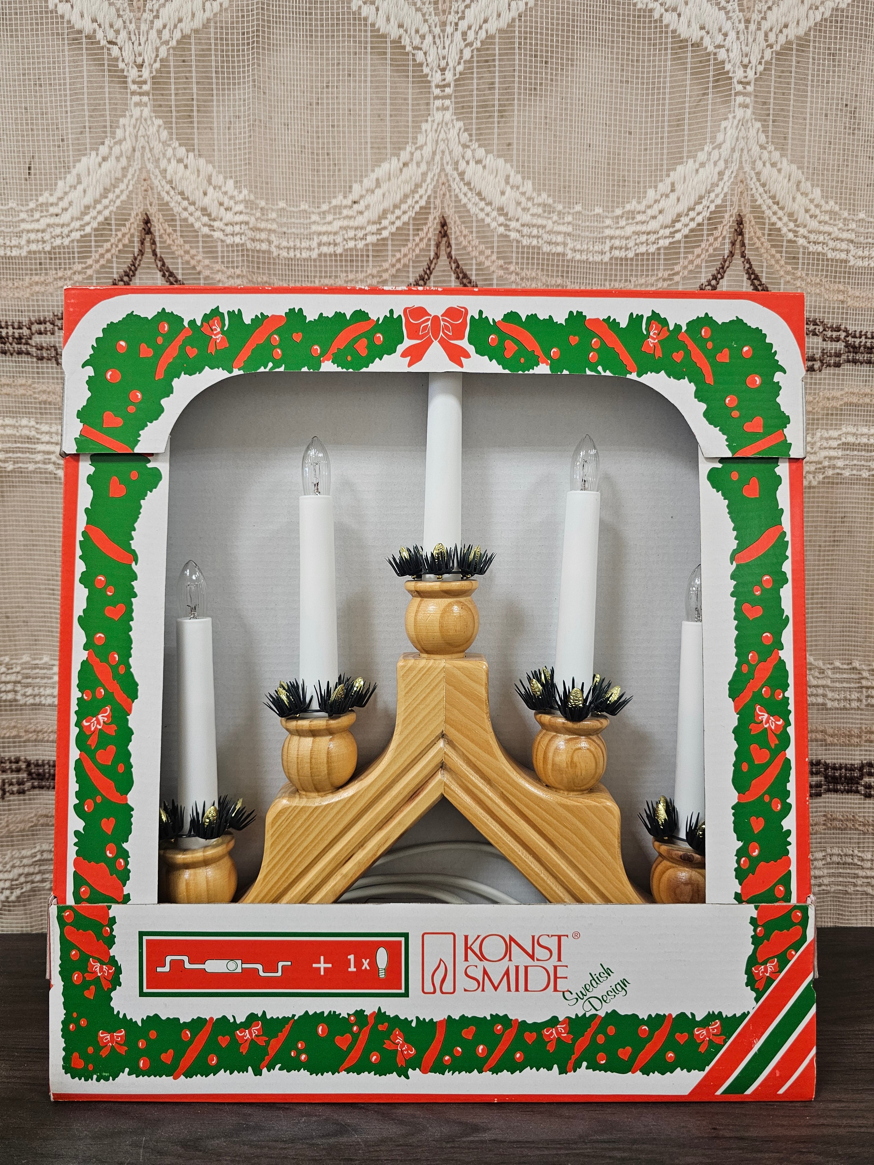 Konstsmide zweeds design kaarsenbrug kerstverlichting