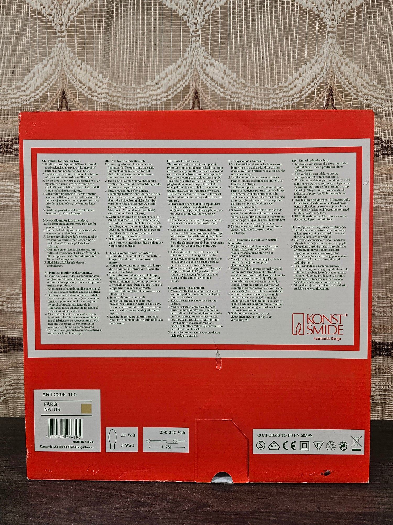 Konstsmide zweeds design kaarsenbrug kerstverlichting