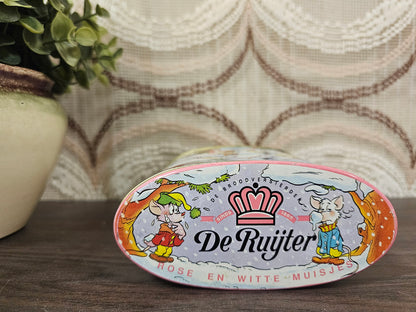 De Ruijter blik roze en witte muisjes ovaal
