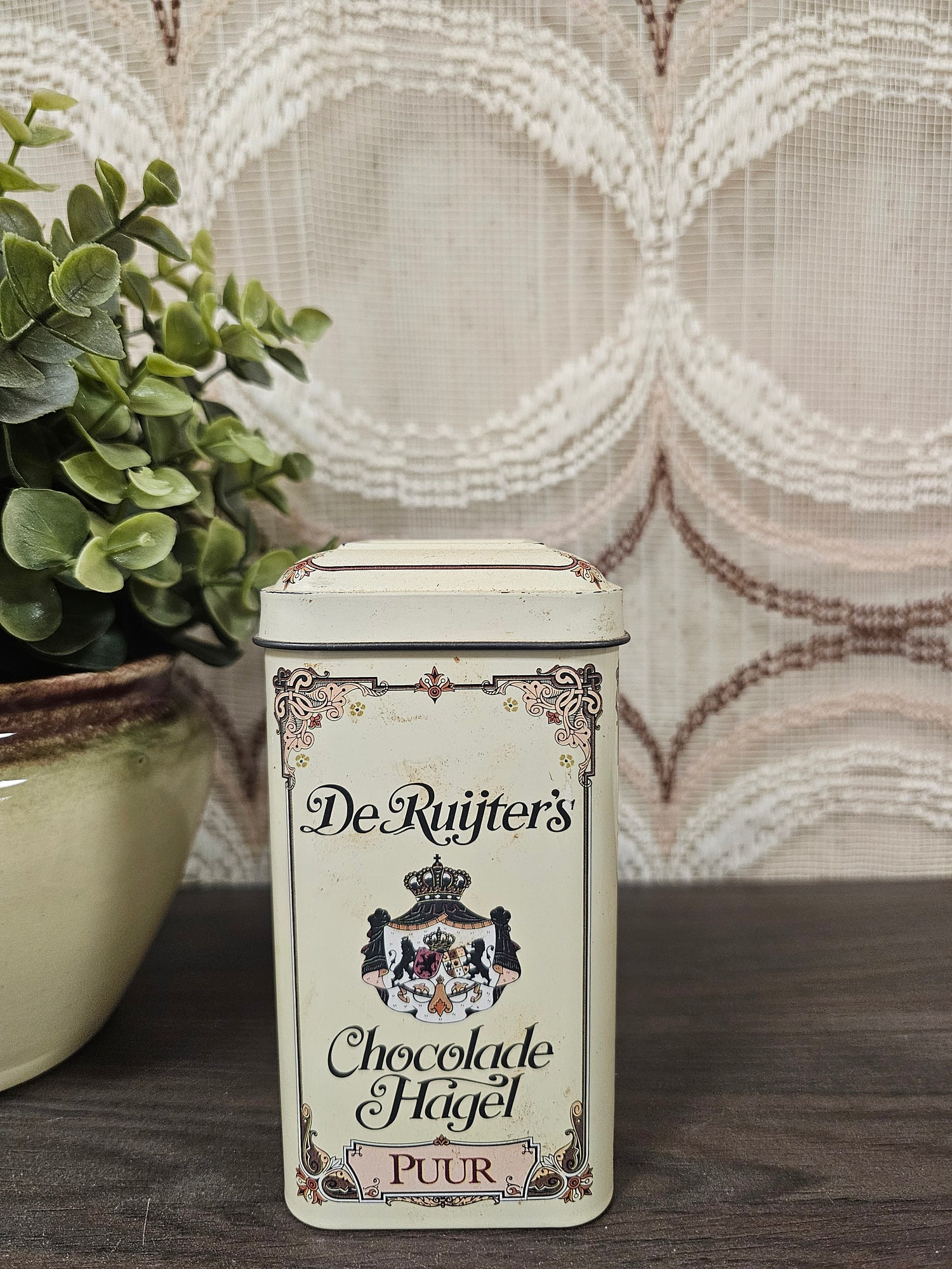 Vintage De Ruijter blikje pure hagelslag