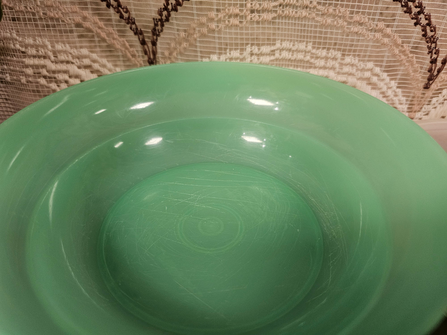 Tupperware pastel groen rond bakje met deksel