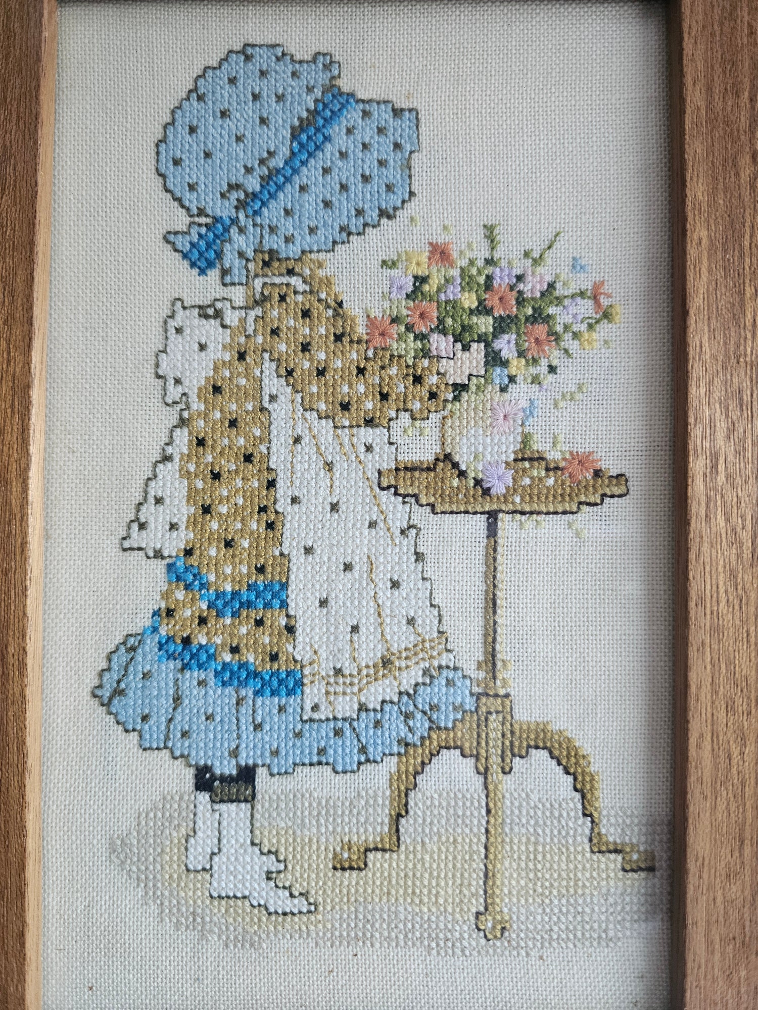 Sarah Kay - Holly Hobbie ingelijst borduurwerk