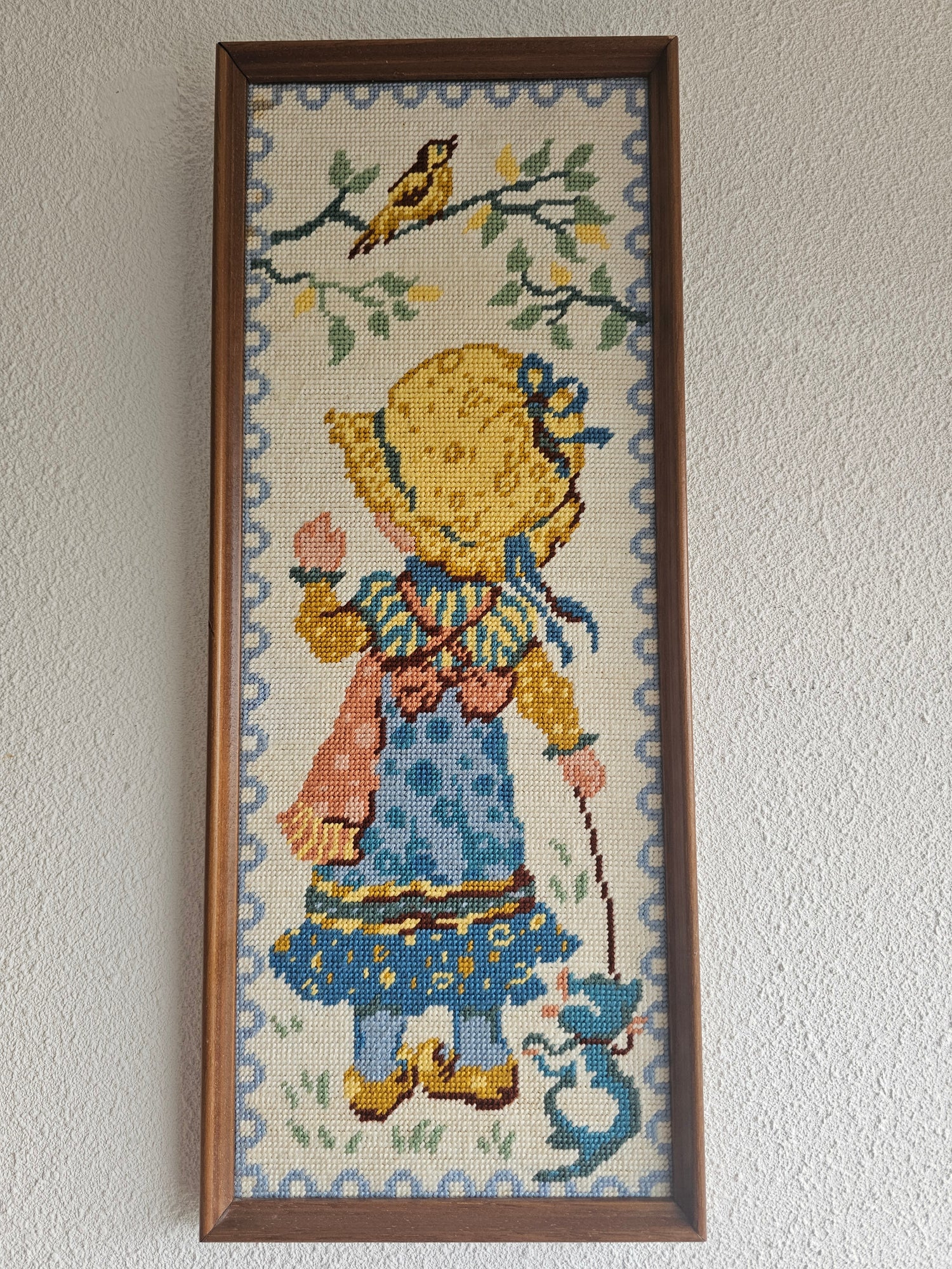 Sarah Kay ingelijste borduurwerk