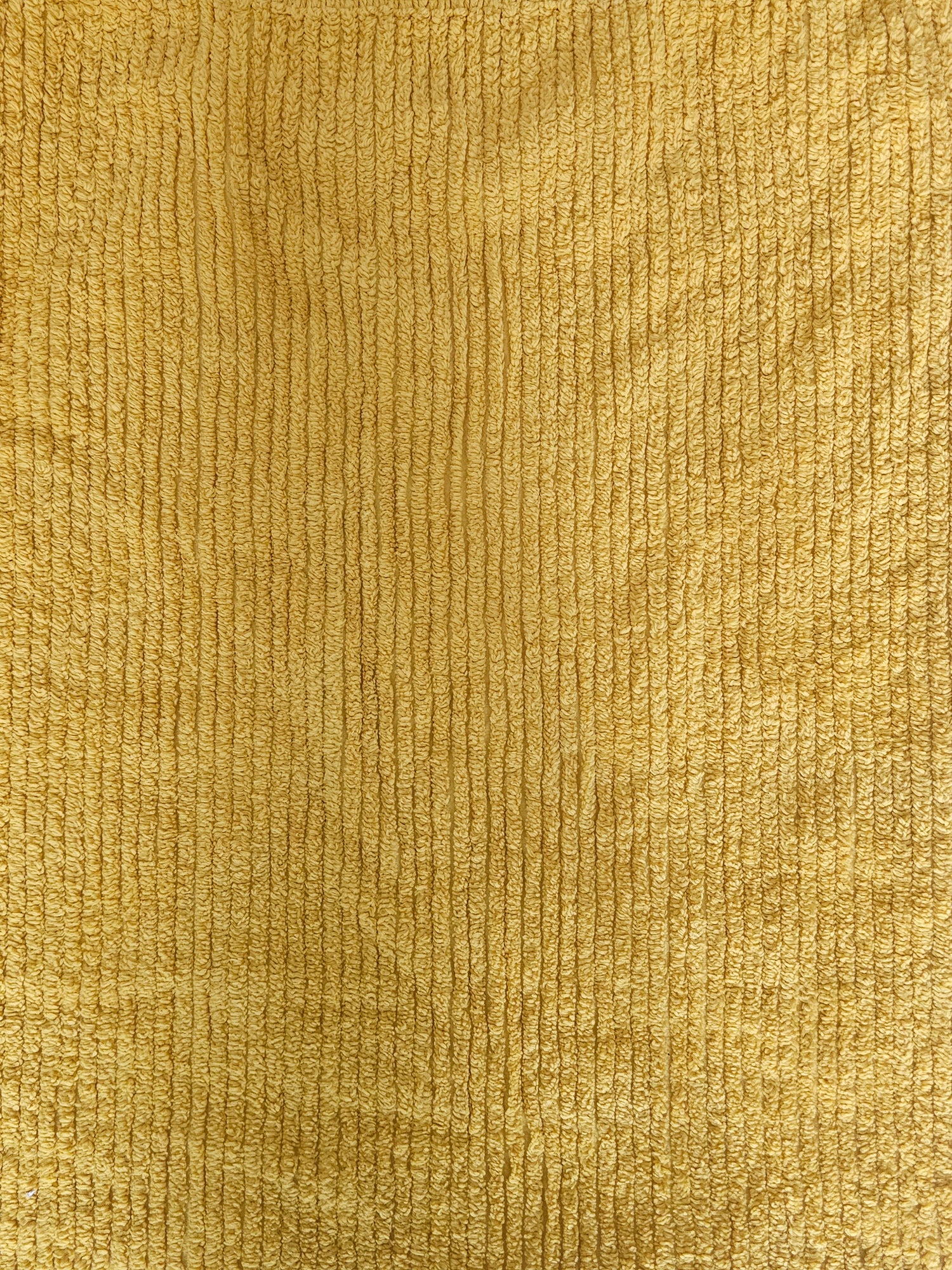 Chenille sprei vintage okergeel 142 x 207 cm