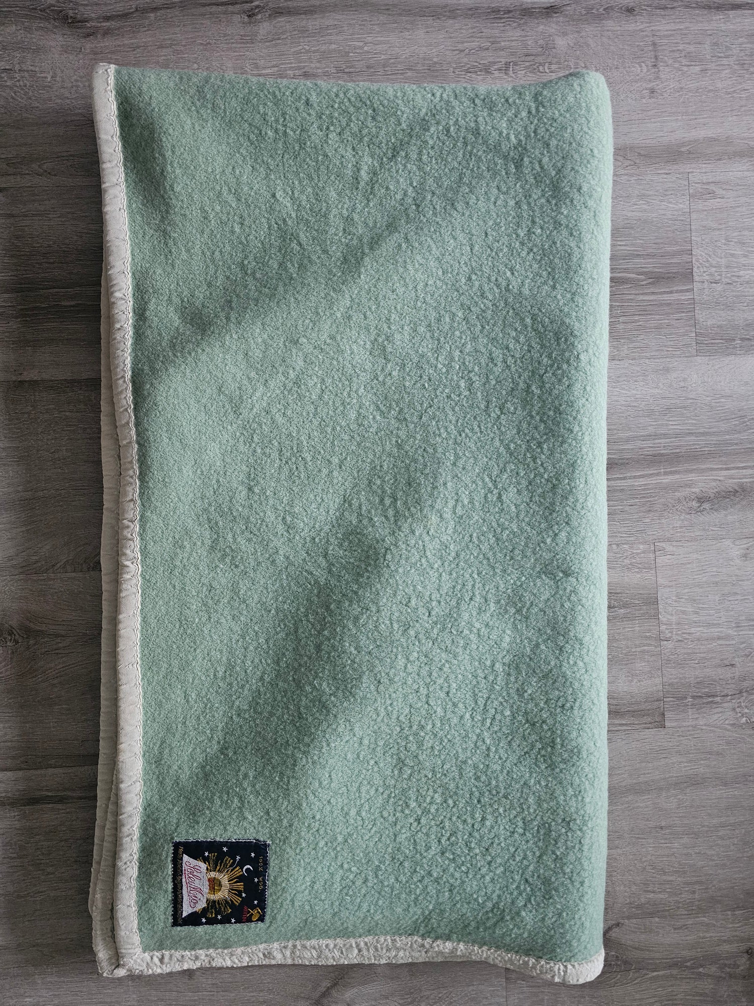 Solo Mio wollen deken mintgroen 225 x 195 cm