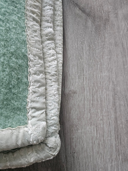 Solo Mio wollen deken mintgroen 225 x 195 cm