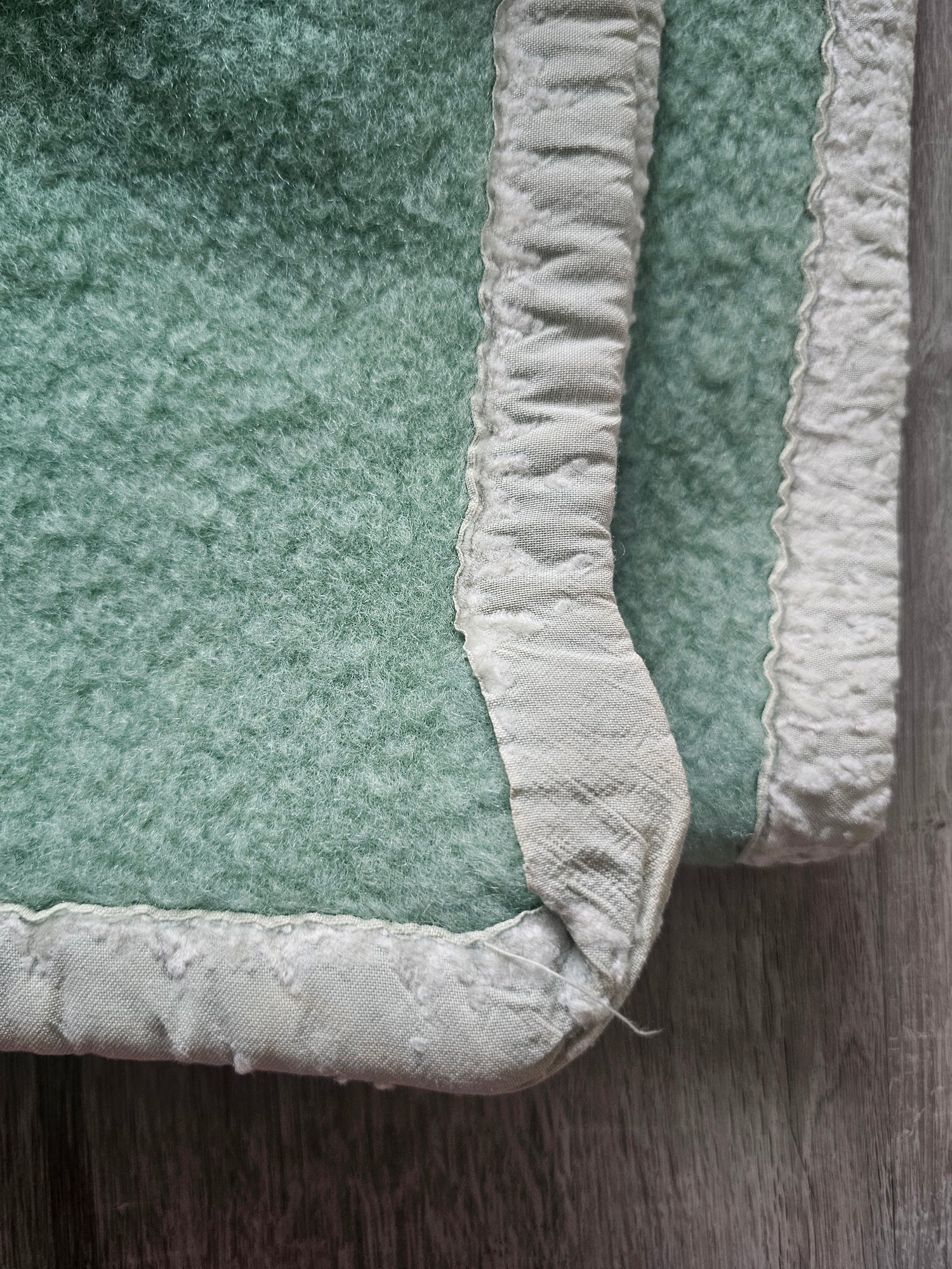 Solo Mio wollen deken mintgroen 225 x 195 cm