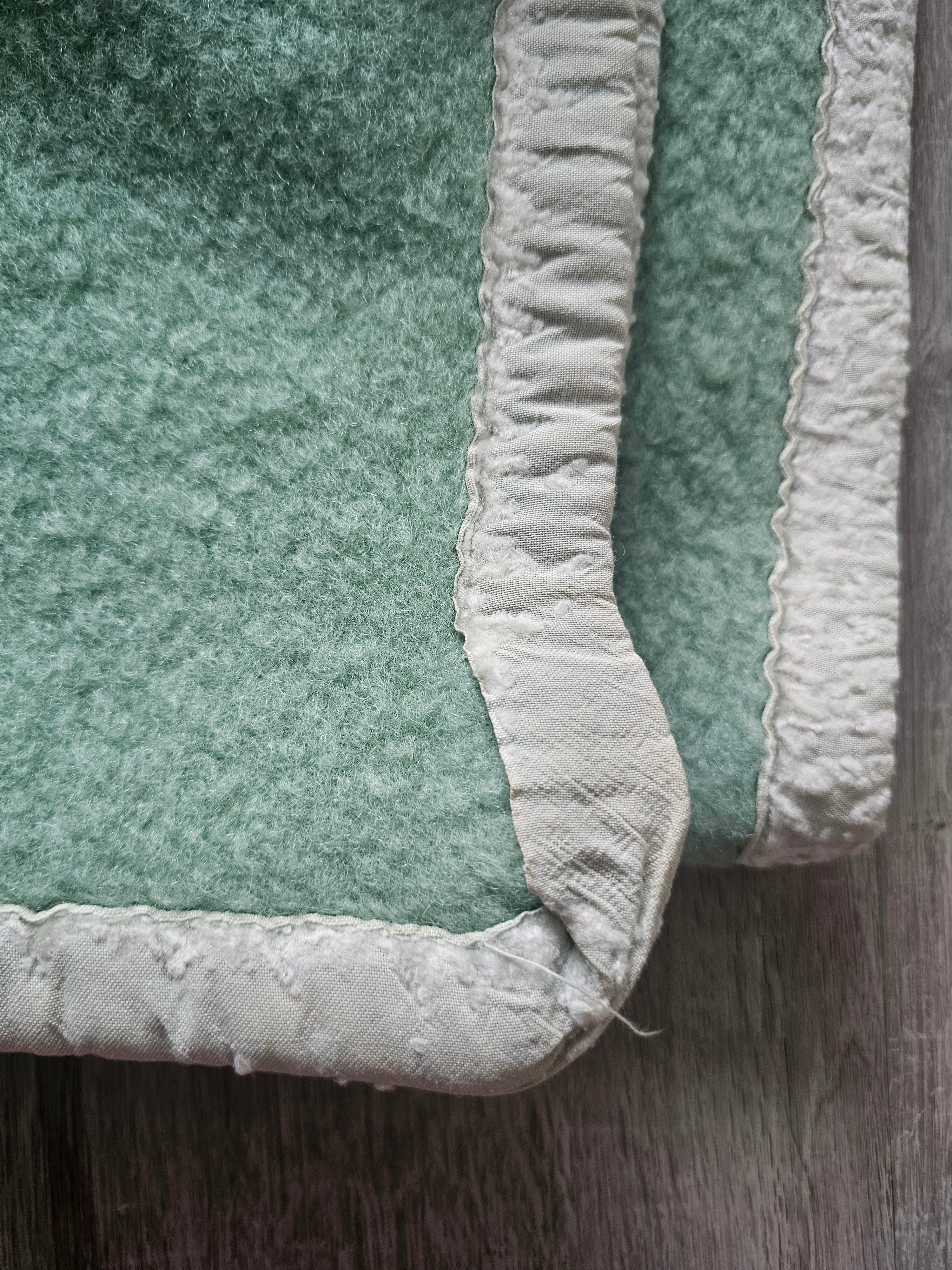 Solo Mio wollen deken mintgroen 225 x 195 cm