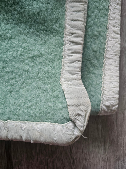 Solo Mio wollen deken mintgroen 225 x 195 cm