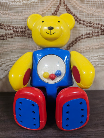 Ambi Toys Action Teddy  vintage rammelaar beer