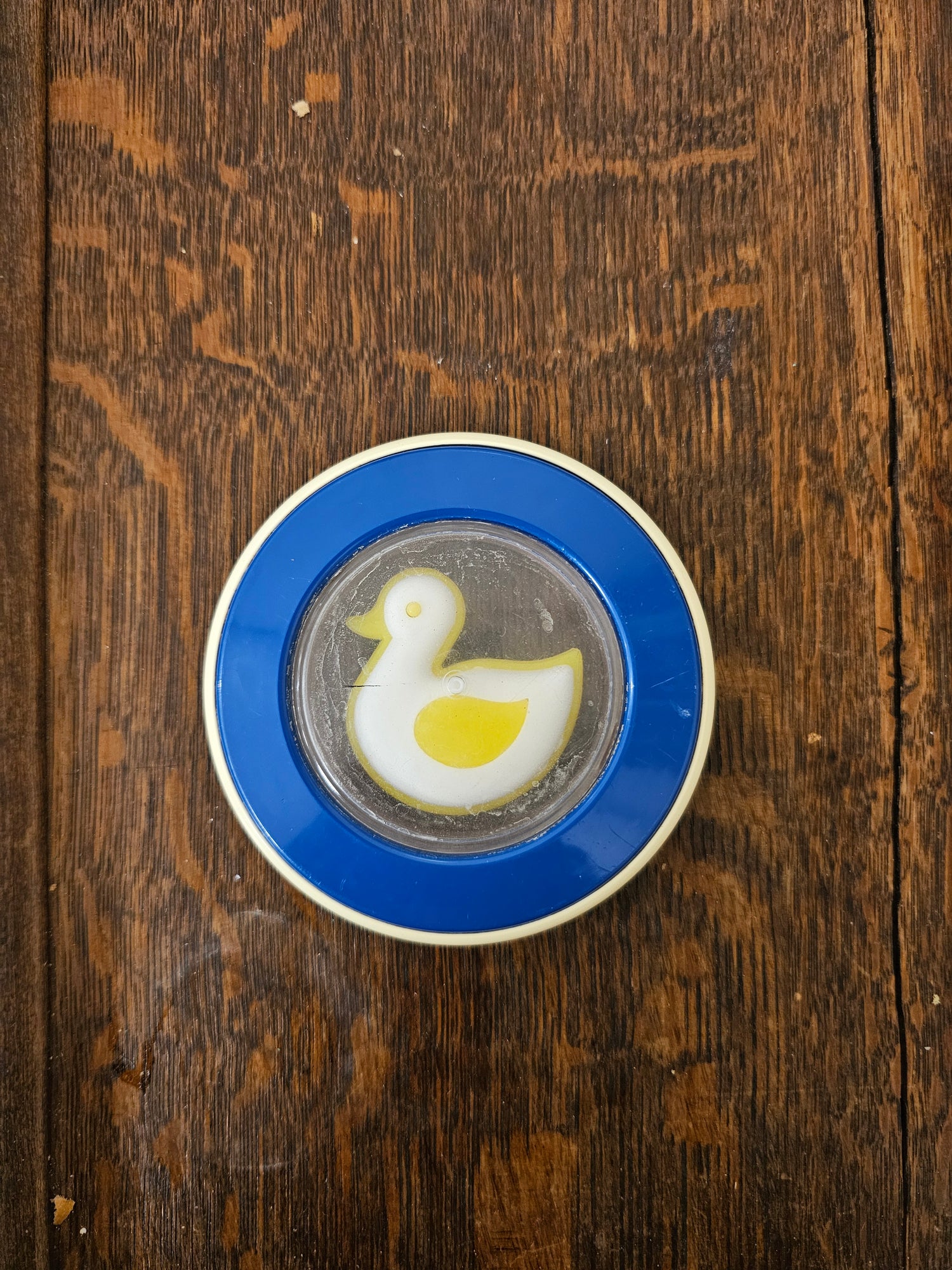 Vintage Ambi Toys eend rammelaar  9,5 cm