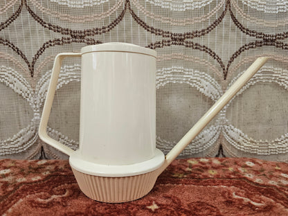 Vintage Emsa gieter wit  kunststof jaren 70