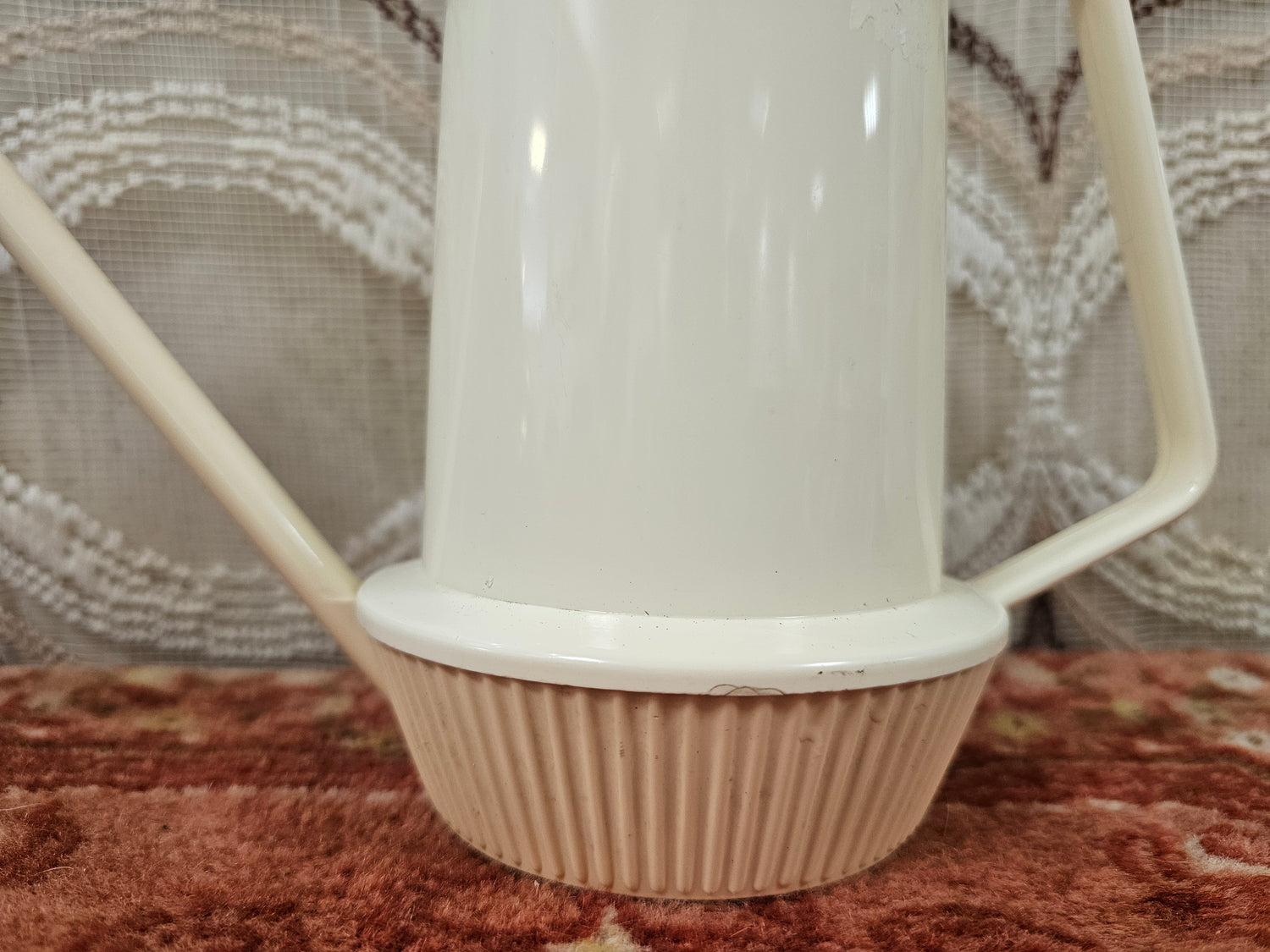 Vintage Emsa gieter wit  kunststof jaren 70