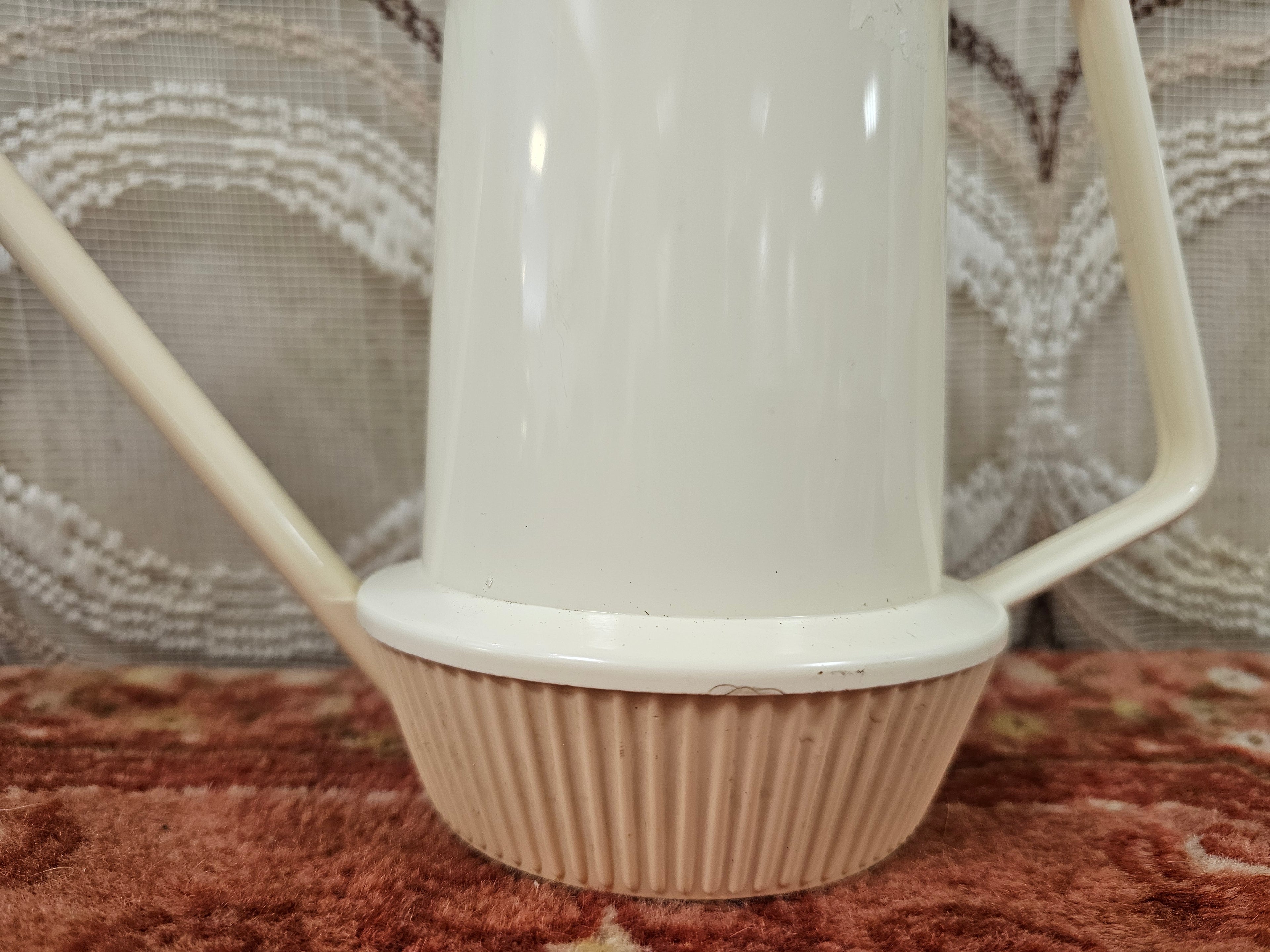 Vintage Emsa gieter wit  kunststof jaren 70