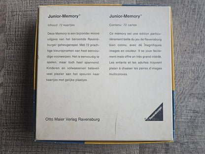 Ravensburger Junior memory 1969 – compleet spel 72 kaartjes