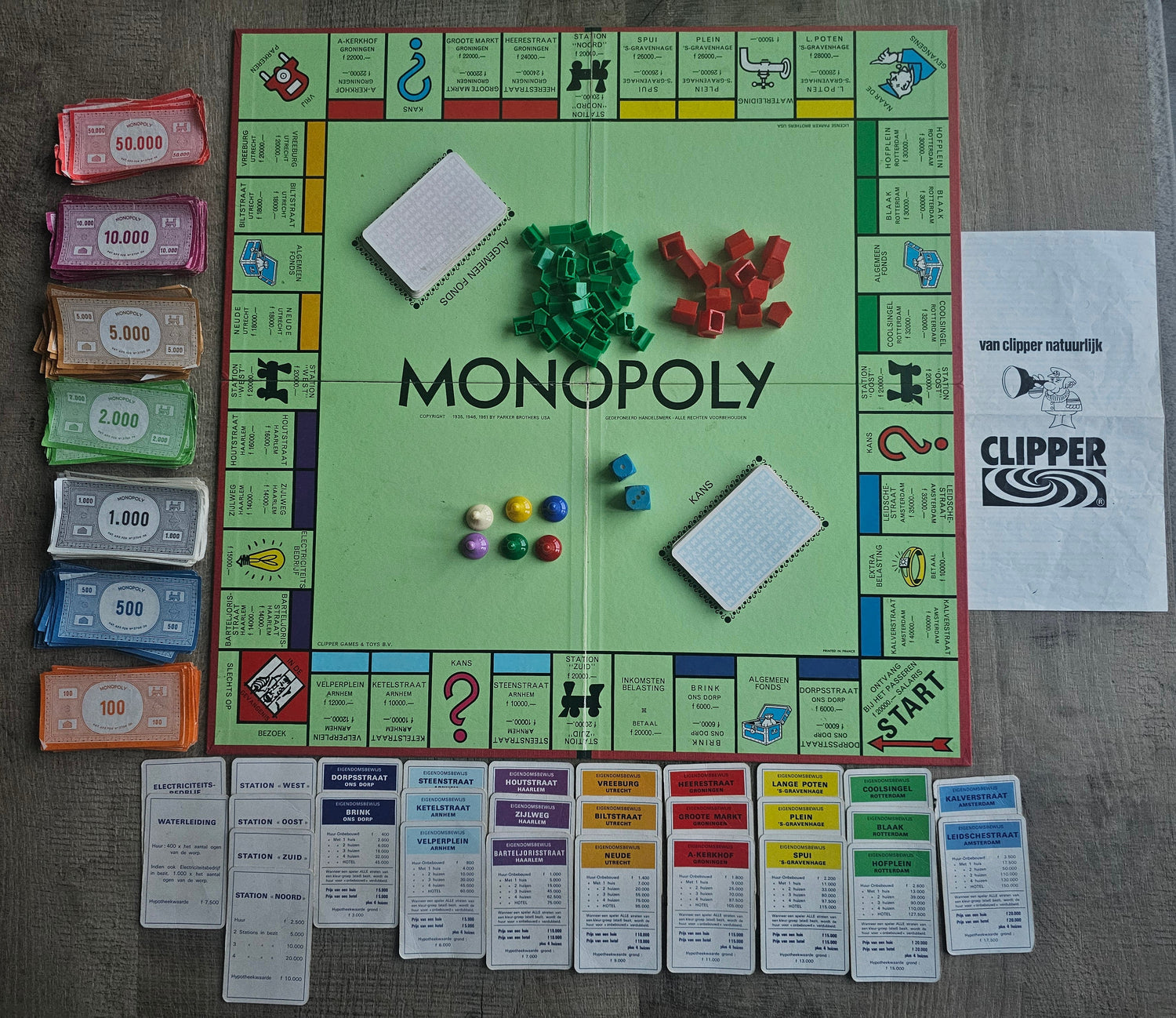 Clipper Monopoly bordspel guldens