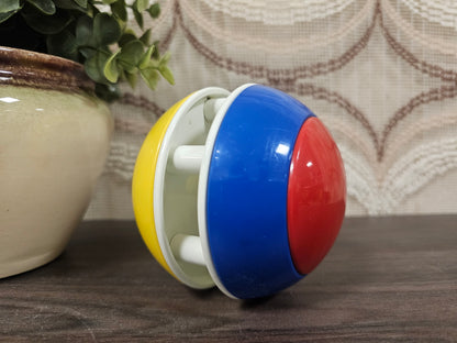 Ambi Toys vintage Twinkle Bal – kleurrijke speelbal met belletje