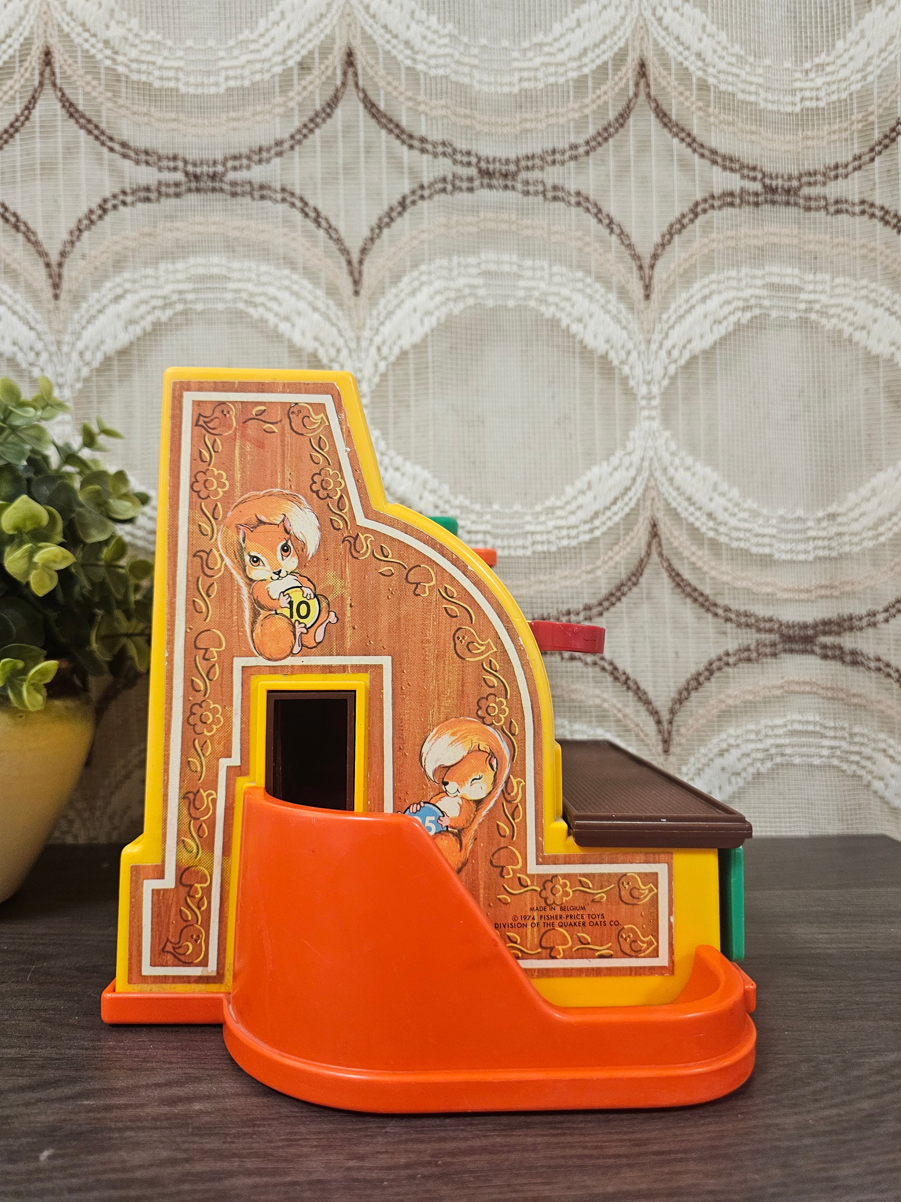 Fisher Price kassa – vintage cash register jaren ’70