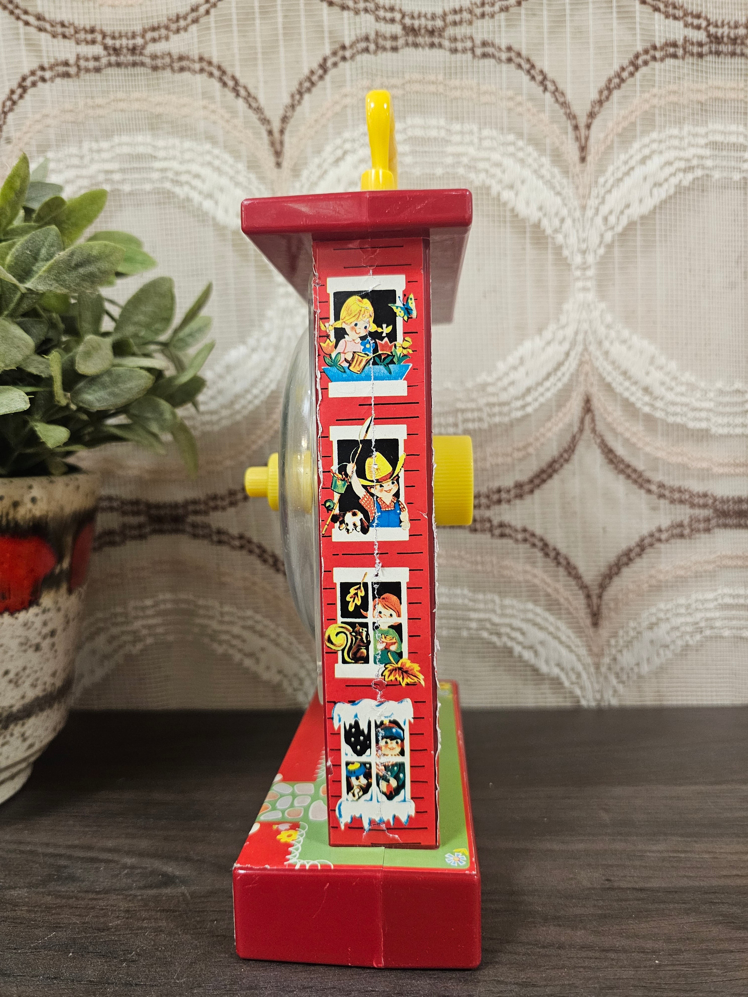 Fisher Price music box teaching clock