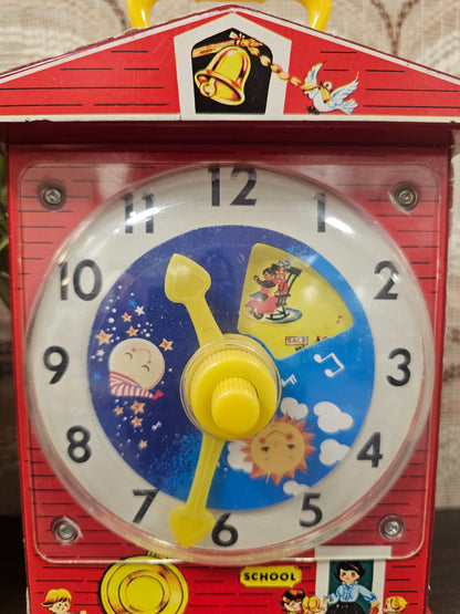 Fisher Price music box teaching clock