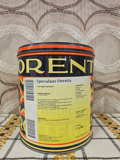 Orenta vintage blik speculaaskruiden art deco