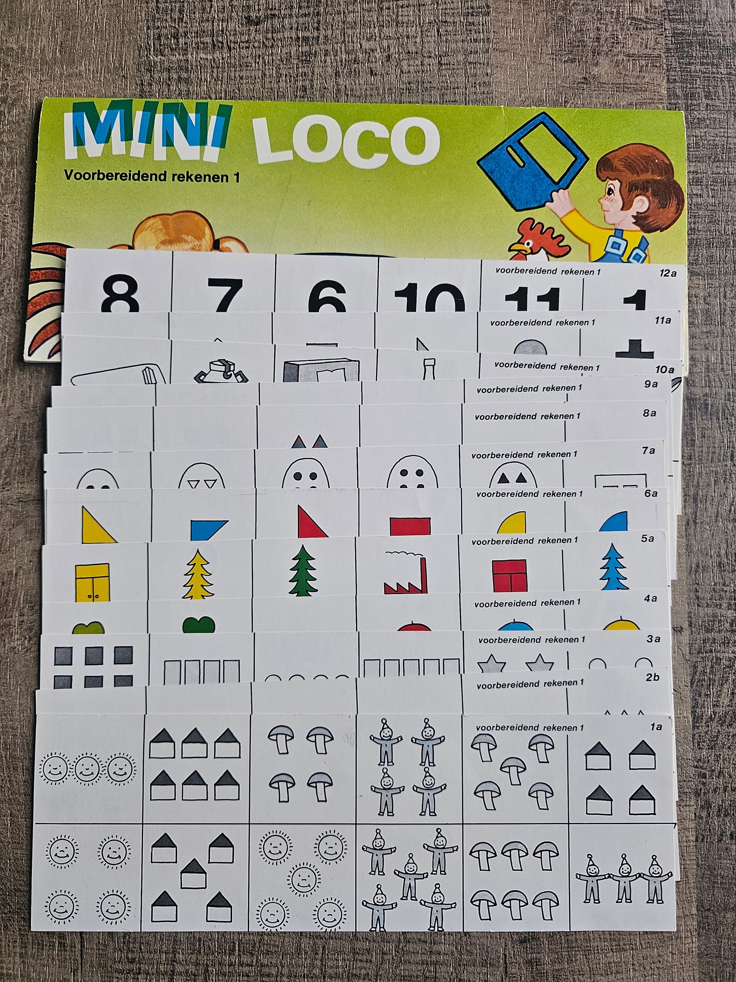 Mini loco kleuterpakket rekenen + ontwikkelingsoefeningen