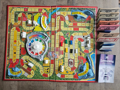 Levensweg bordspel – vintage editie