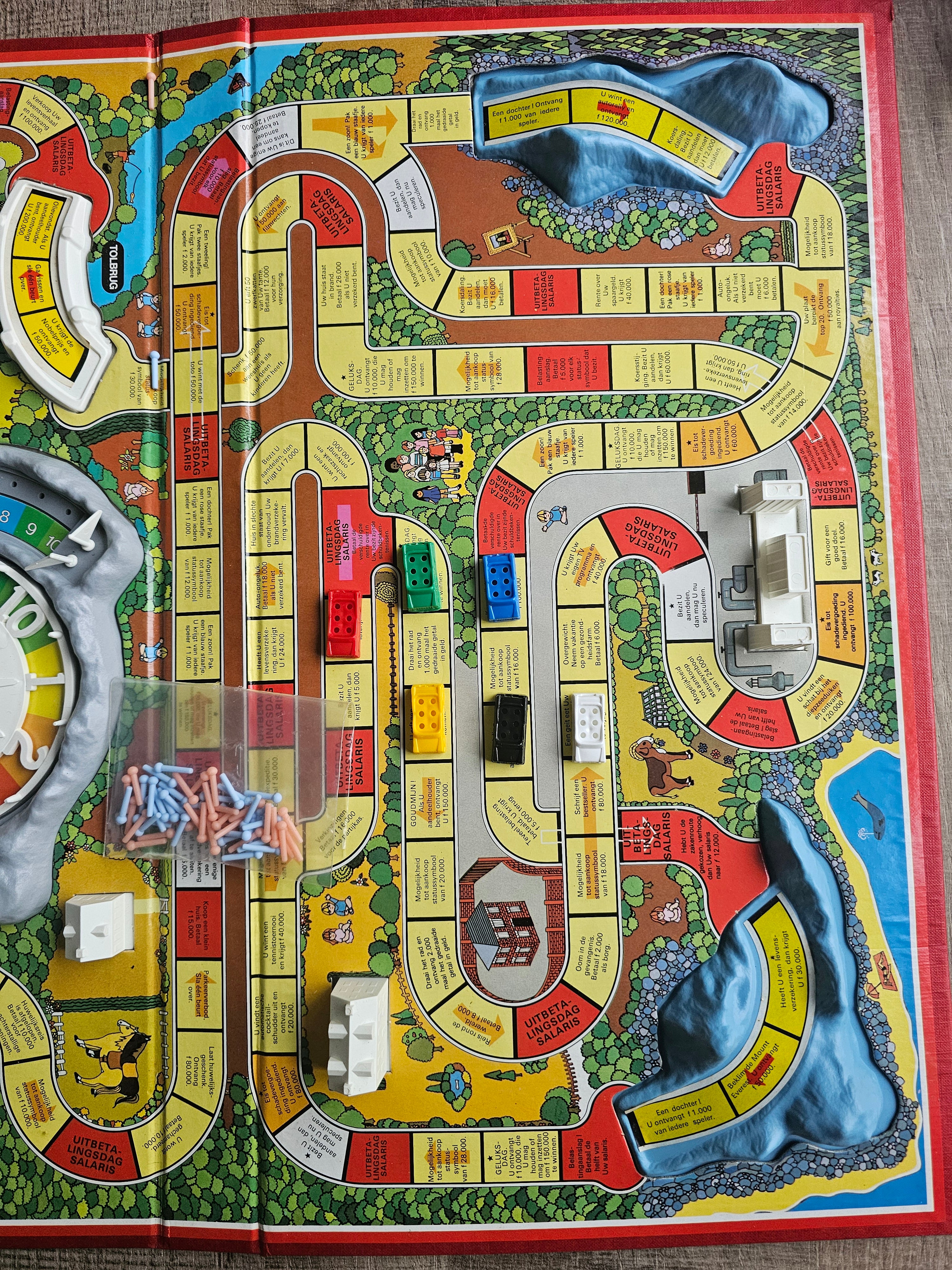 Levensweg bordspel – vintage editie