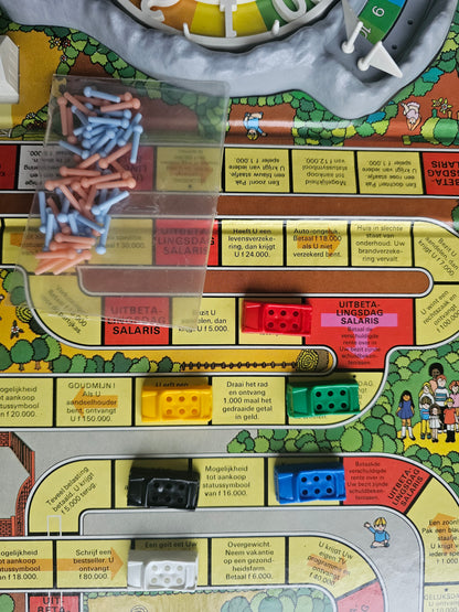 Levensweg bordspel – vintage editie