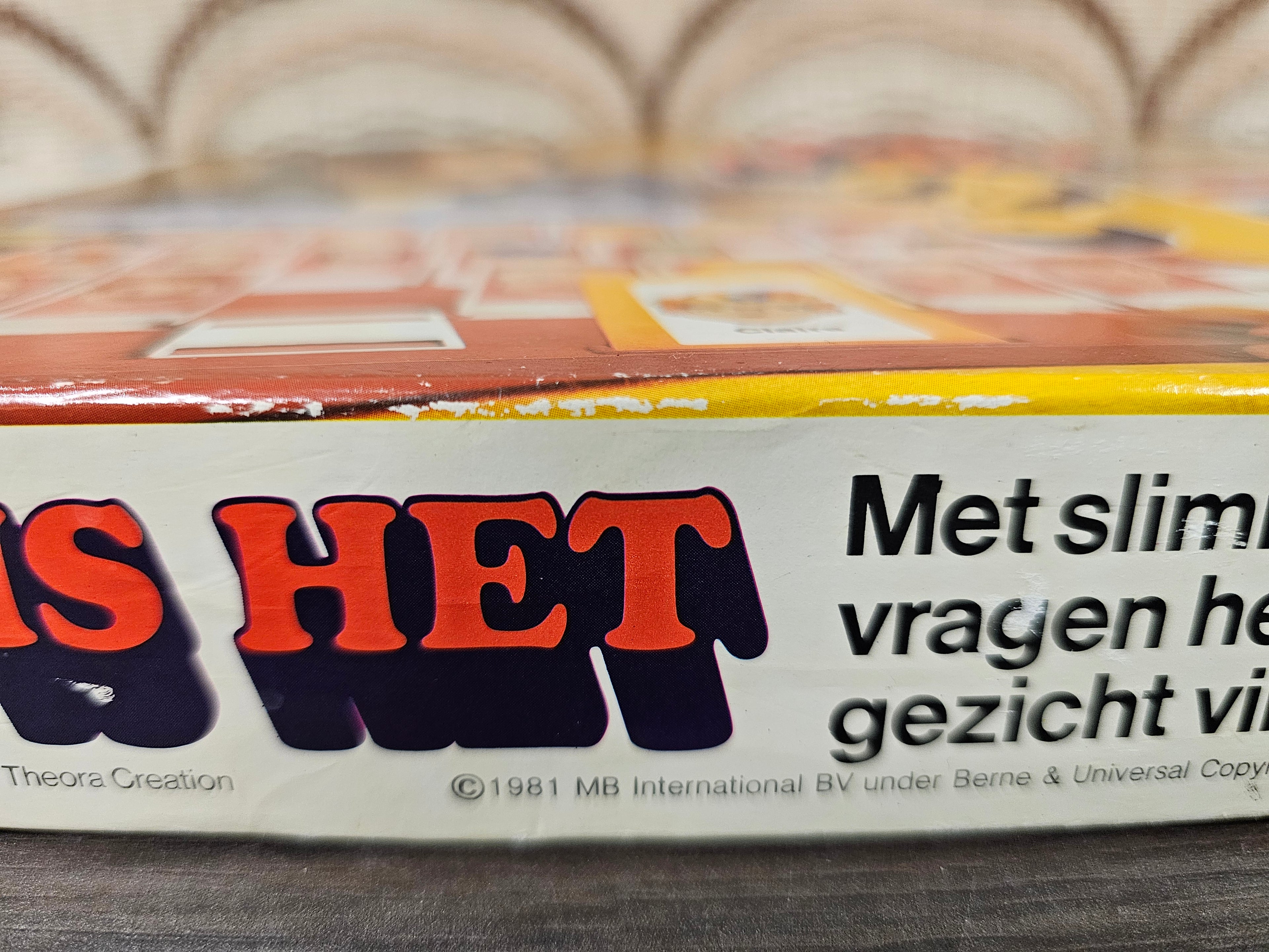 MB Spel Wie is het? Vintage editie 1981 compleet