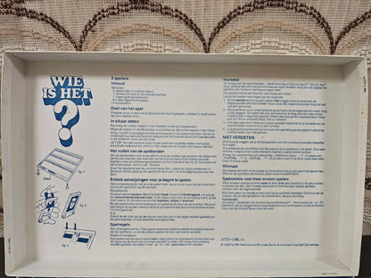 MB Spel Wie is het? Vintage editie 1981 compleet