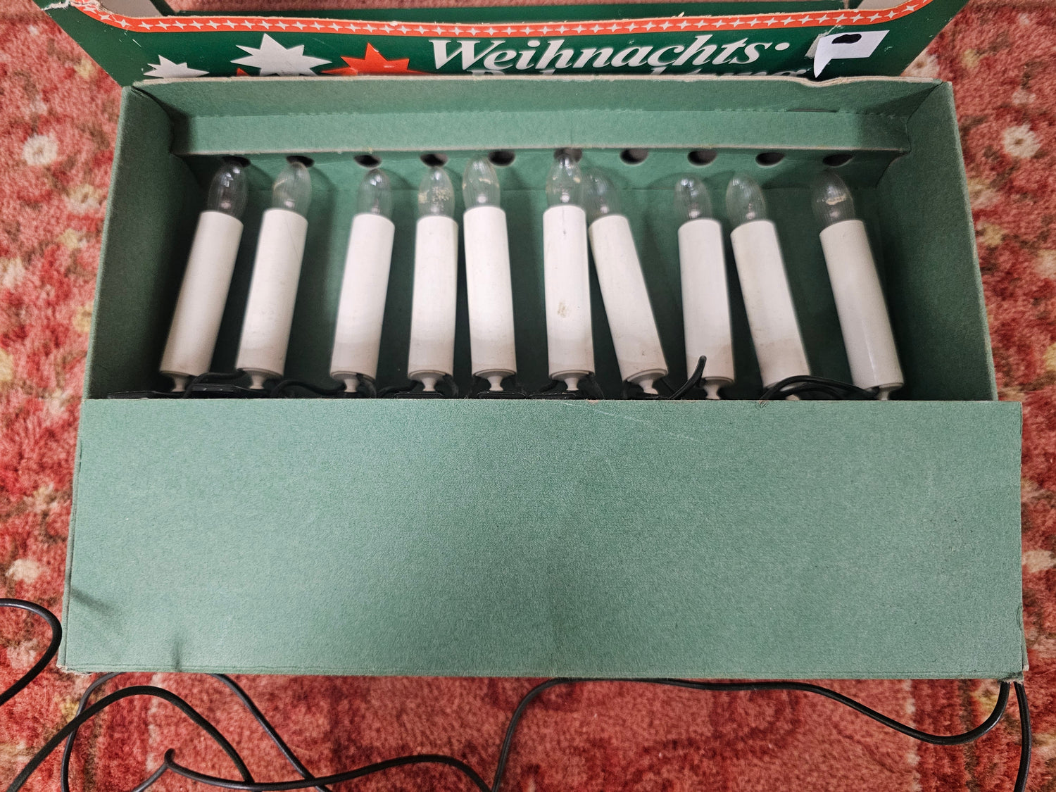 Vintage Duitse kerstboomverlichting  Weihnachts Beleuchtung