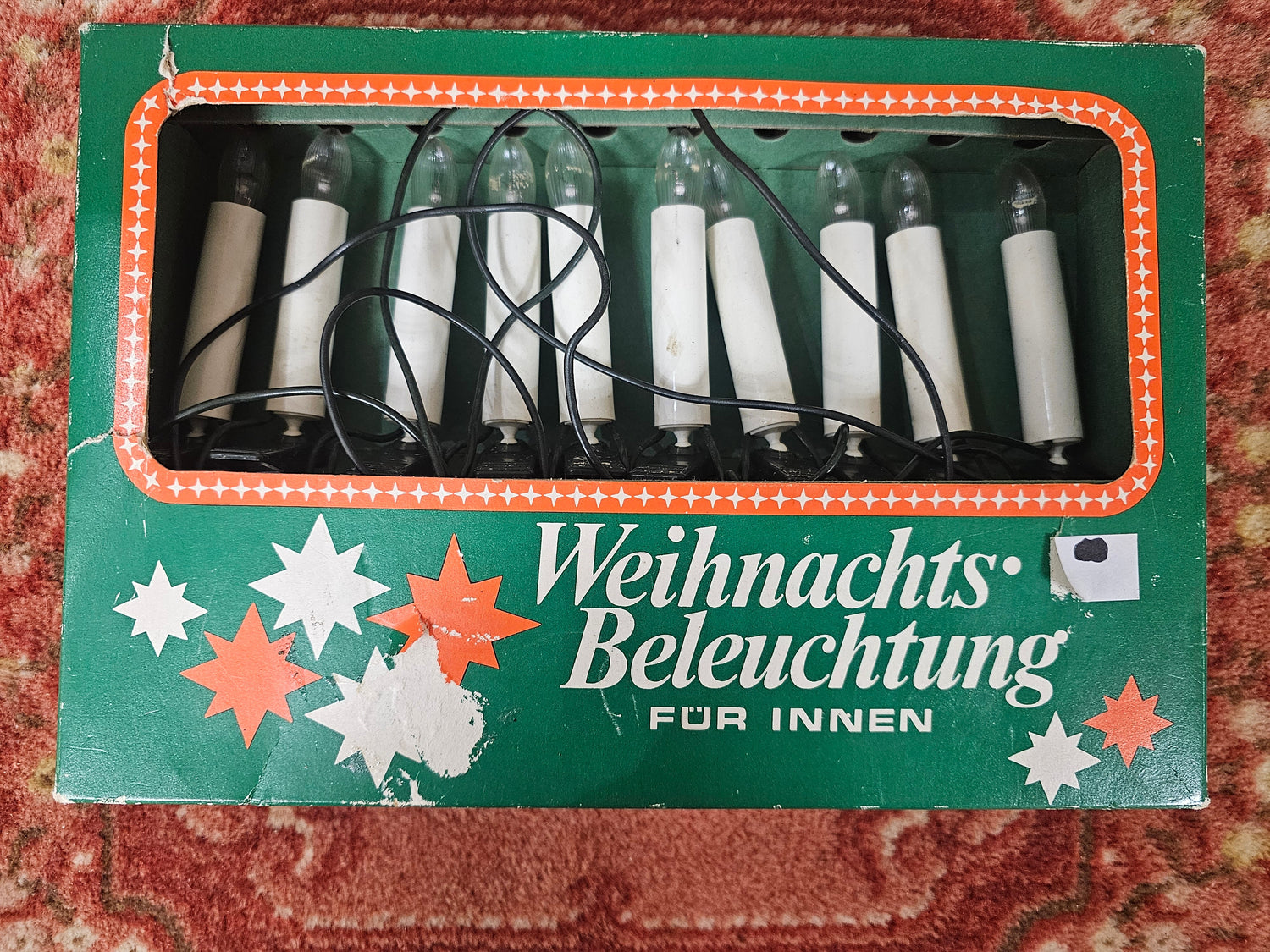 Vintage Duitse kerstboomverlichting  Weihnachts Beleuchtung