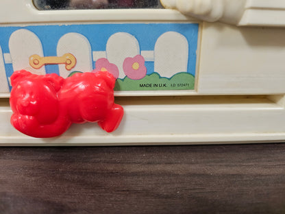 Vintage Fisher-Price activity center jaren 70 blauw