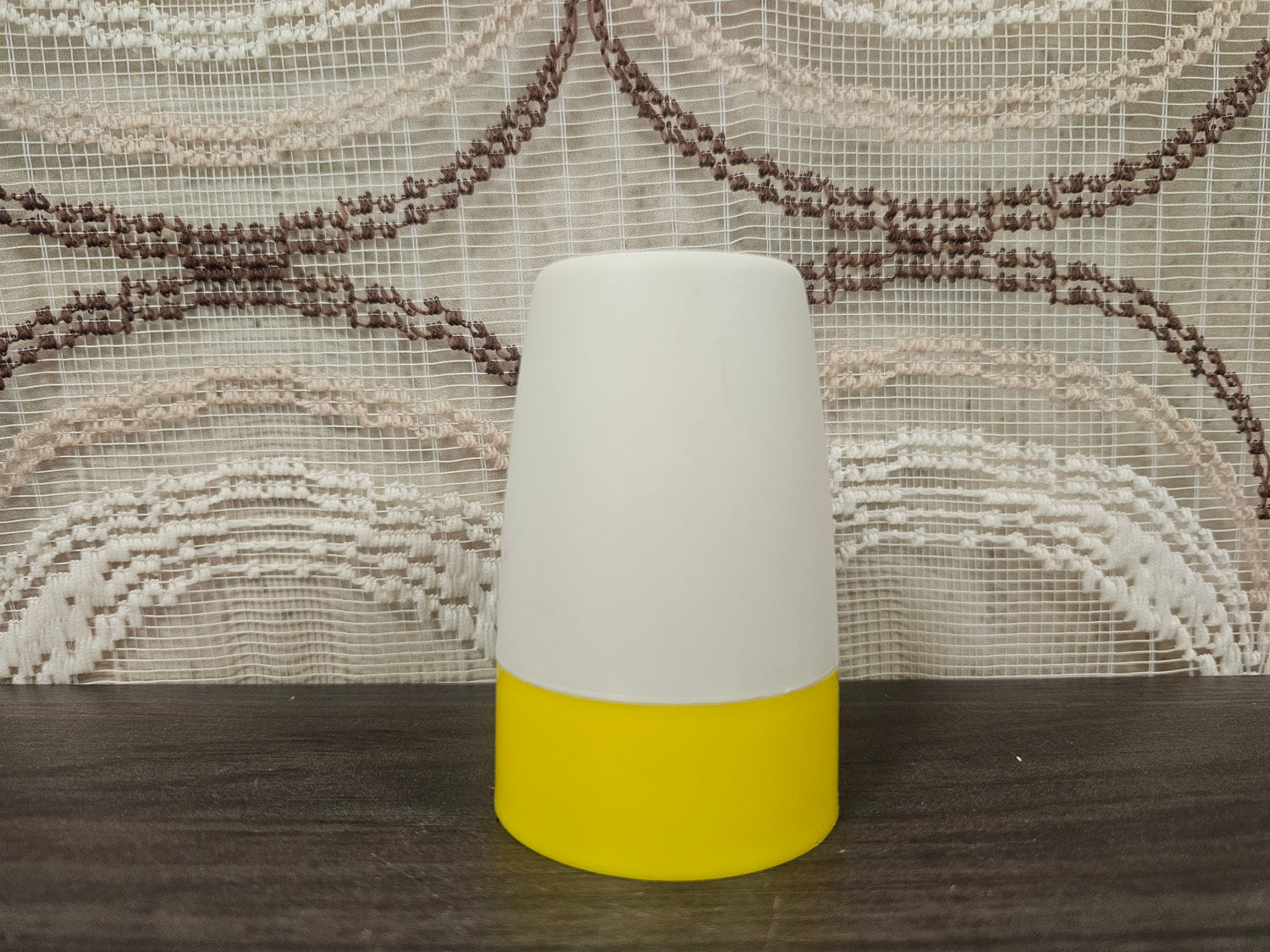 Eierdop Tupperware vintage – geel