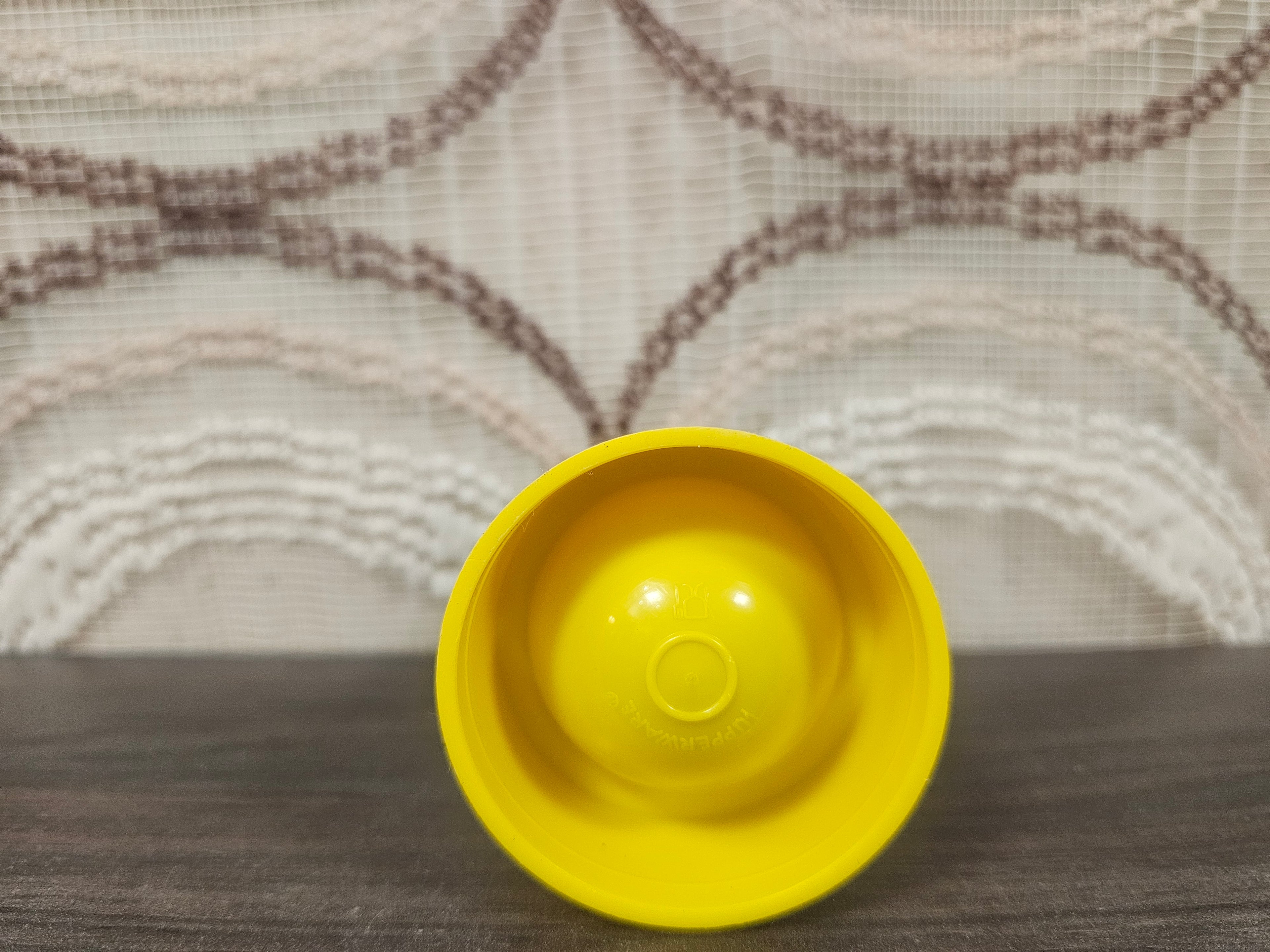 Eierdop Tupperware vintage – geel